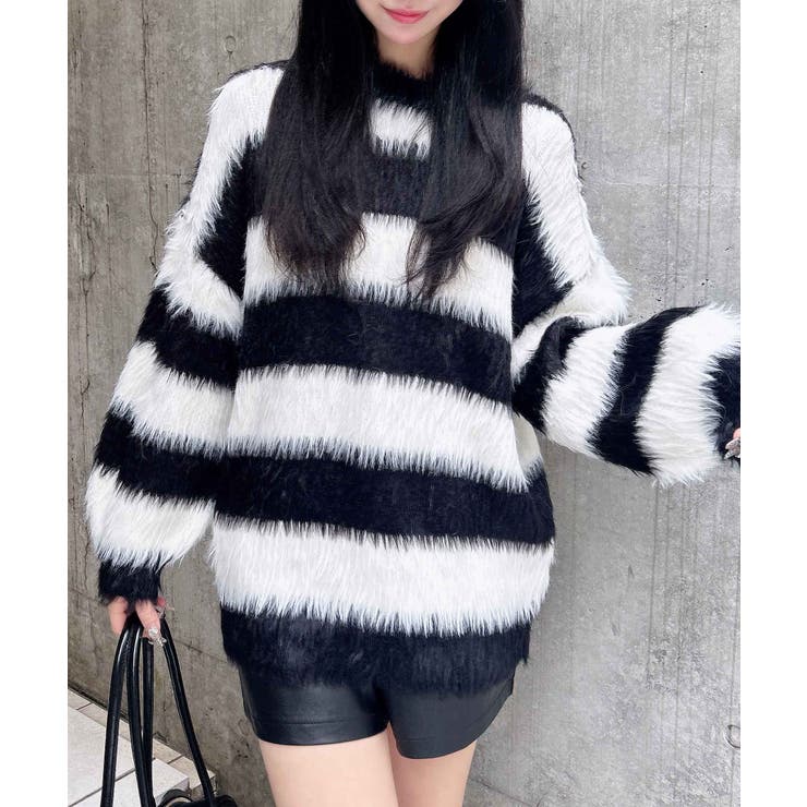 7Gフェザーボーダーチュニックニット | INGNI  | 詳細画像9 