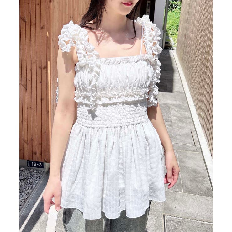 シアーフリルチュニックブラウス | INGNI  | 詳細画像7 