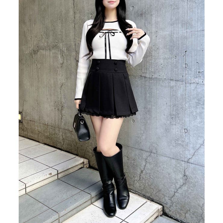 レースレイヤープリーツスカパン | INGNI  | 詳細画像6 