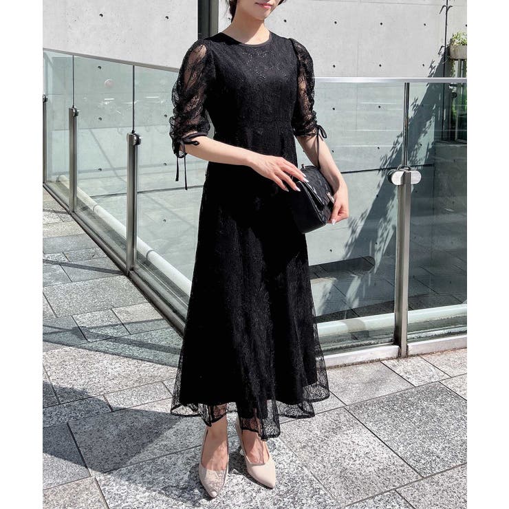 【WEB限定】スパンコールレースワンピース | INGNI  | 詳細画像10 