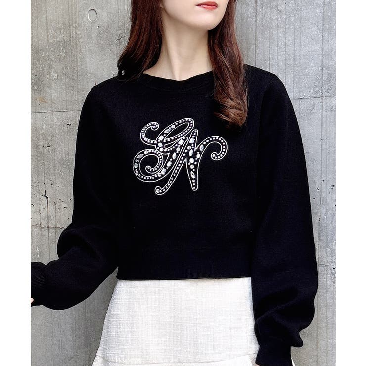 7Gイニシャルビジューロゴニット | INGNI  | 詳細画像22 