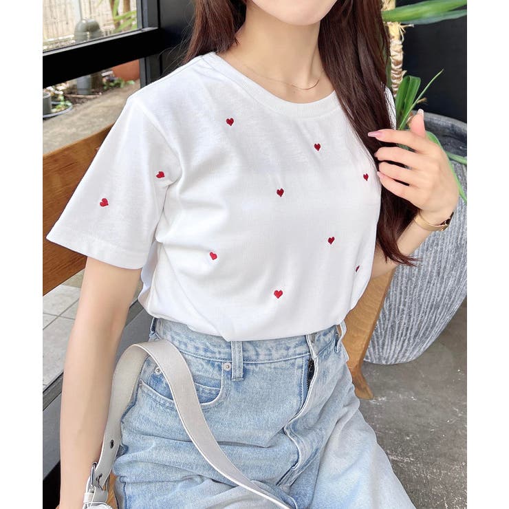 【WEB限定】ハート刺繍T | INGNI  | 詳細画像8 
