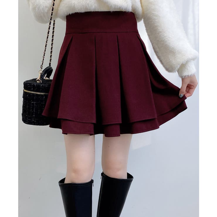 バックレースアップタックフレアスカート | INGNI  | 詳細画像6 