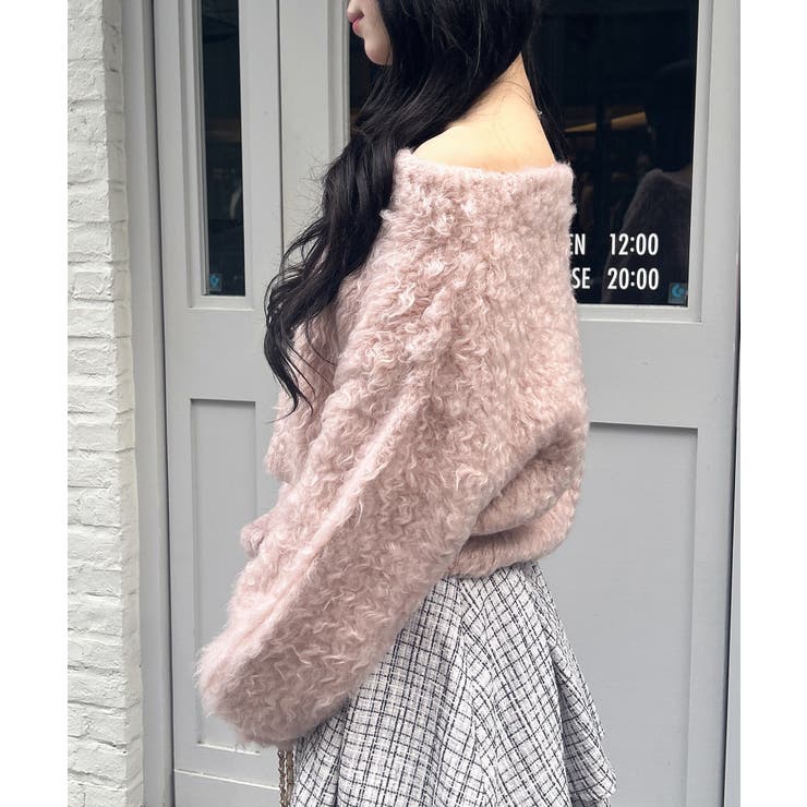 5G 2WAYショート丈カールシャギーニット | INGNI  | 詳細画像22 