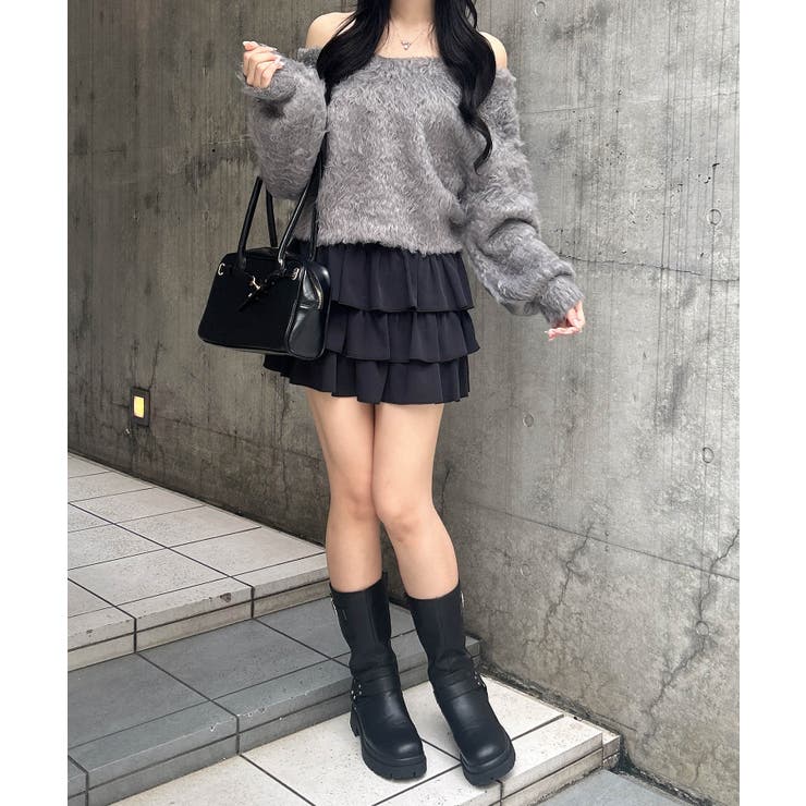 5G 2WAYショート丈カールシャギーニット | INGNI  | 詳細画像19 