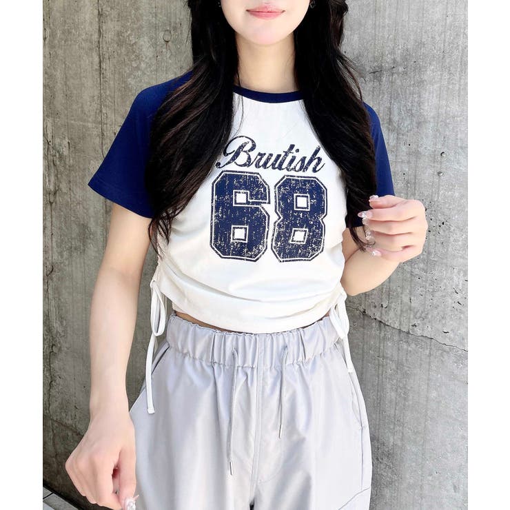 シャルボン ナンバリング Tシャツ ラグラン S ランニング シャルボン ナンバリング Tシャツ ラグラン S ランニング