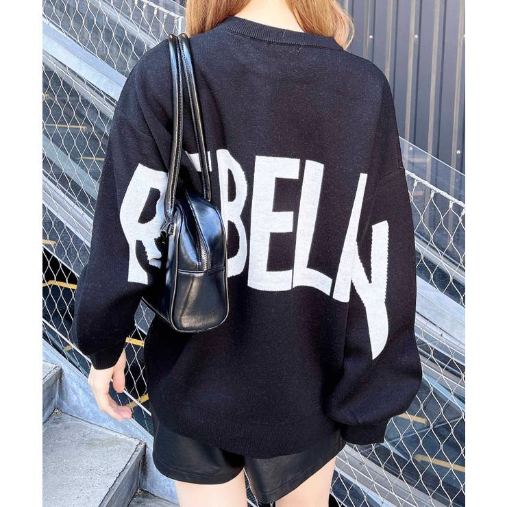 12G BackBIGロゴチュニックニット | INGNI  | 詳細画像8 