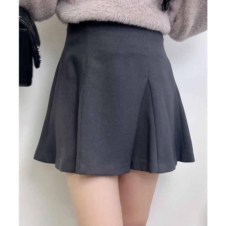 グレー | ハイウエストフレアミニスカパン | INGNI 