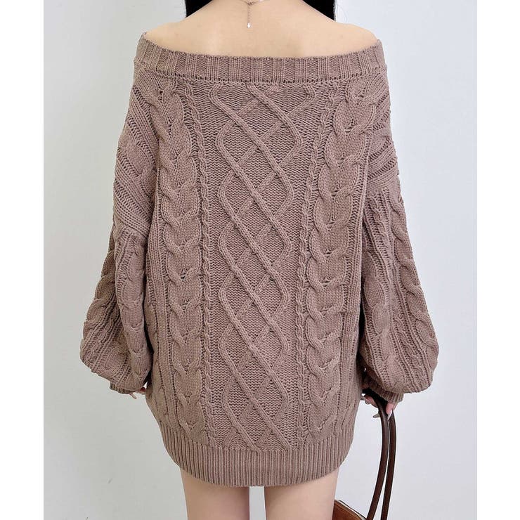 3G 2WAYケーブルルーズチュニックニット | INGNI  | 詳細画像24 