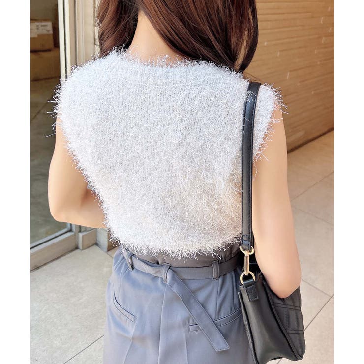 5Gシャギーノースリニット | INGNI  | 詳細画像7 