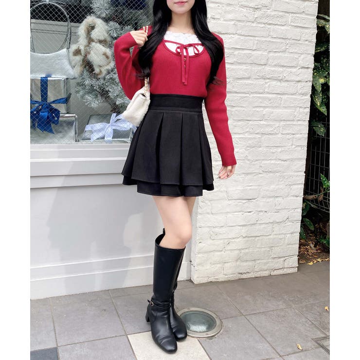 12Gフロントレースドッキングニット | INGNI  | 詳細画像20 