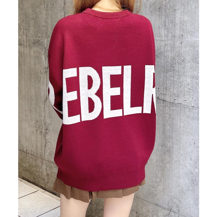 12G BackBIGロゴチュニックニット | INGNI  | 詳細画像20 