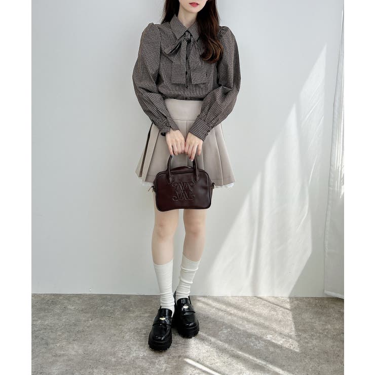 胸刺繍ボウタイブラウス | INGNI  | 詳細画像23 