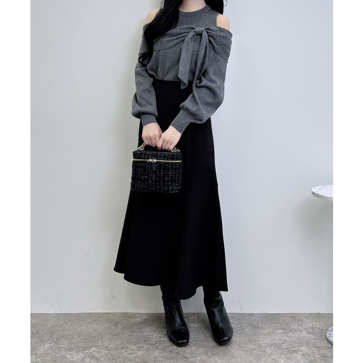 12G肩開きリボンニット | INGNI  | 詳細画像26 