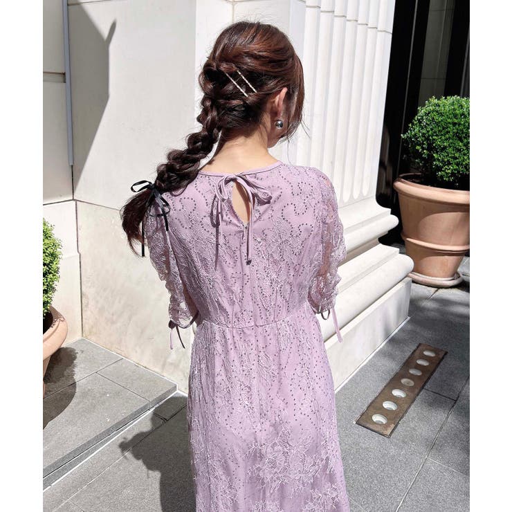 【WEB限定】スパンコールレースワンピース | INGNI  | 詳細画像33 