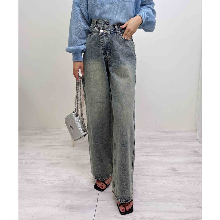 ウエストデザインワイドデニムパンツ | INGNI  | 詳細画像7 