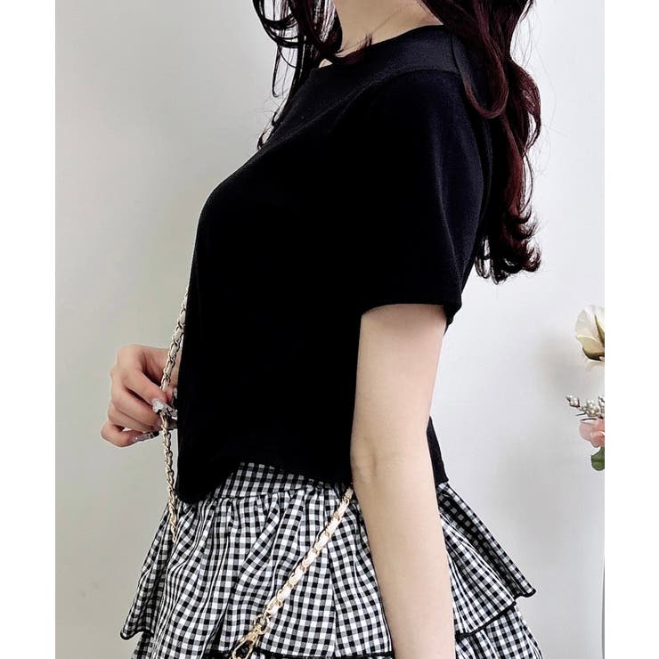 ハートレース抜きサイドギャザーT | INGNI  | 詳細画像18 