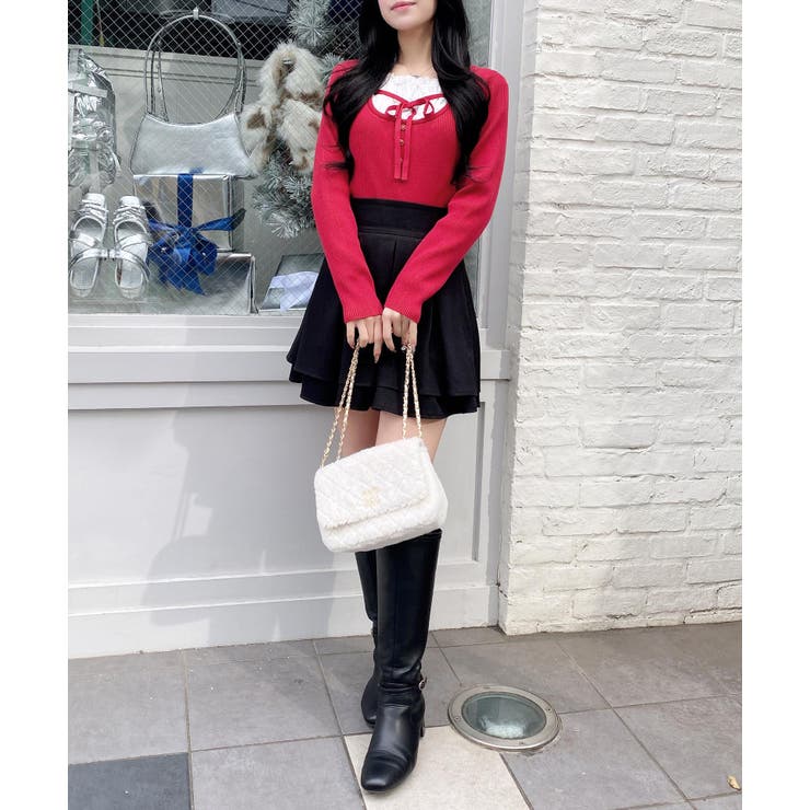 12Gフロントレースドッキングニット | INGNI  | 詳細画像19 