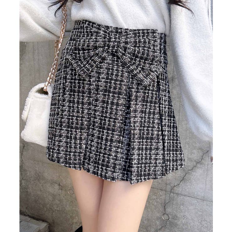 Frontリボンツイードプリーツスカパン | INGNI  | 詳細画像7 