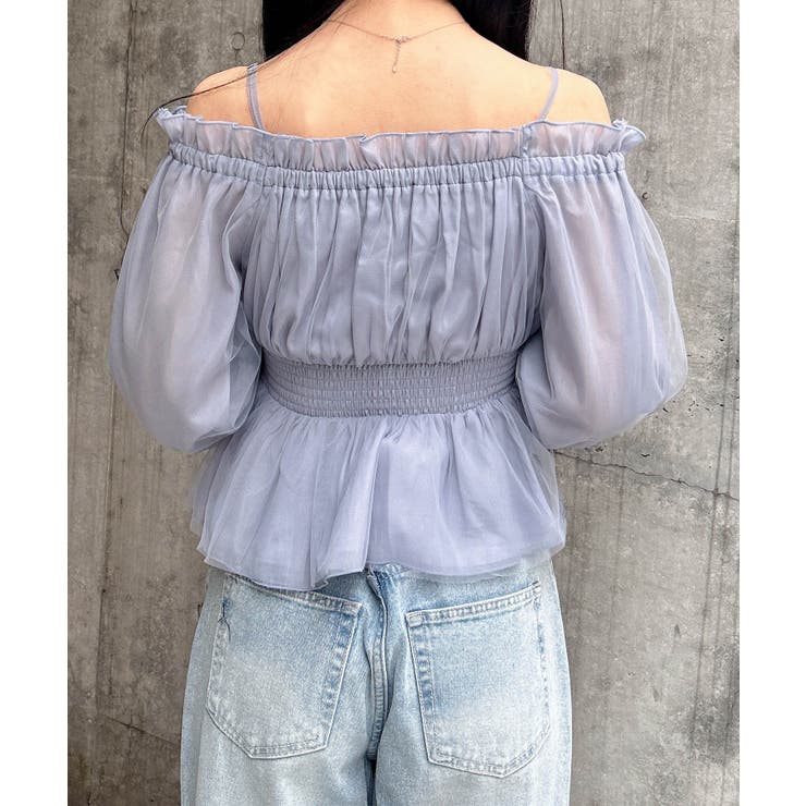 チュールオフショルブラウス | INGNI  | 詳細画像26 