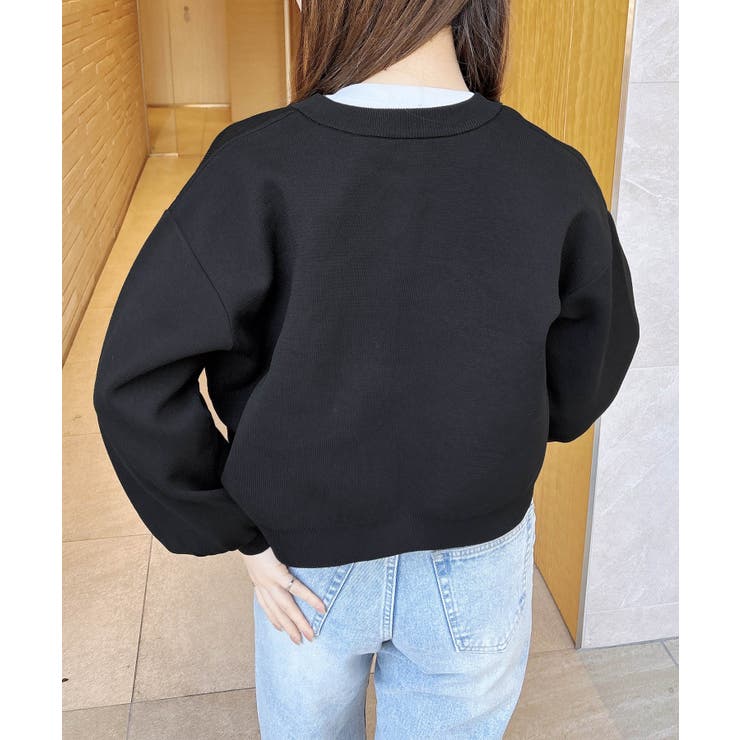 ショート丈スポンディッシュニットカーディガン | INGNI  | 詳細画像10 