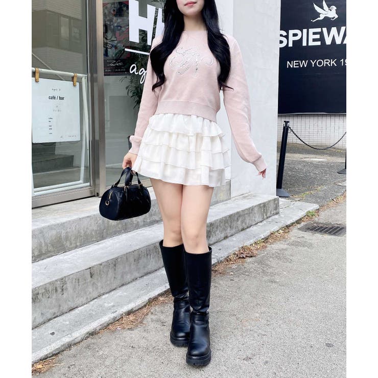 7Gイニシャルビジューロゴニット | INGNI  | 詳細画像12 