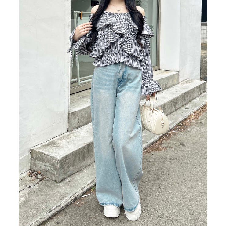 クロスフリルオフショルブラウス | INGNI  | 詳細画像19 