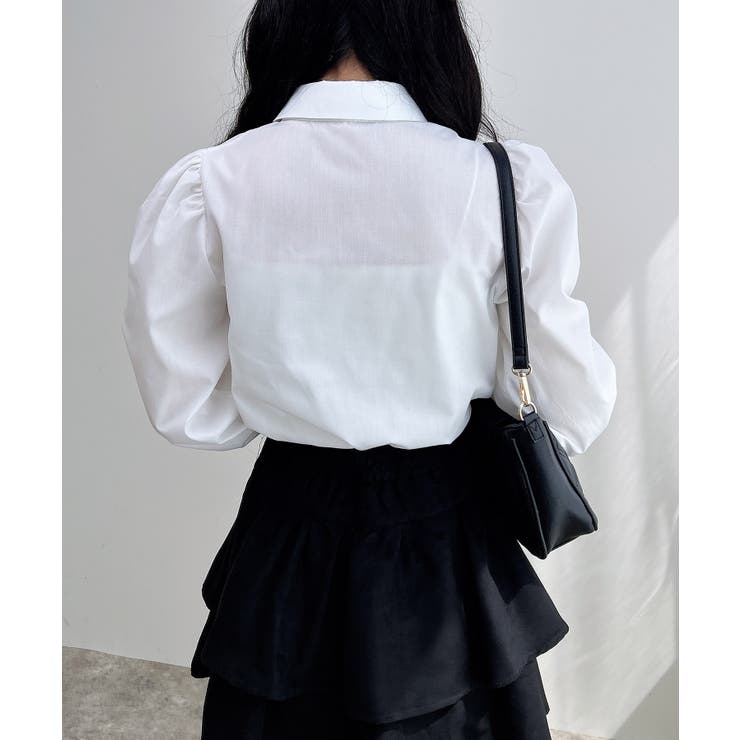 胸刺繍ボウタイブラウス | INGNI  | 詳細画像5 