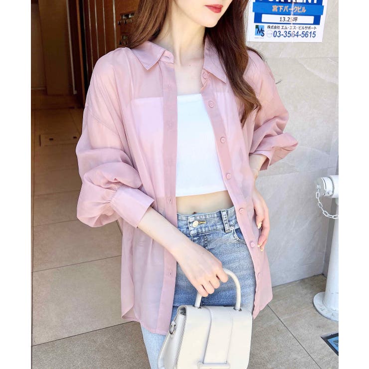 【WEB限定アイテム】シアービッグシャツ | INGNI  | 詳細画像26 