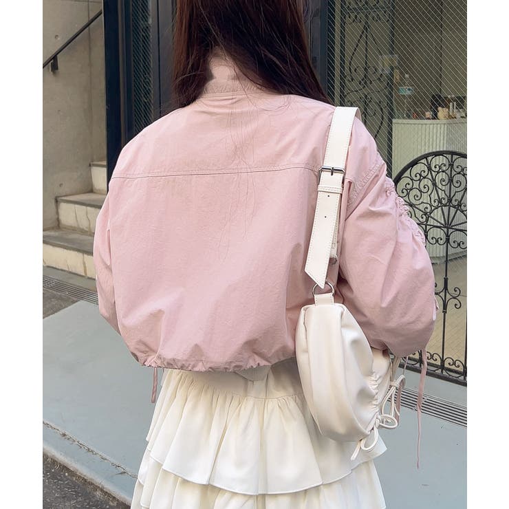 ドロストリボンナイロンブルゾン | INGNI  | 詳細画像14 