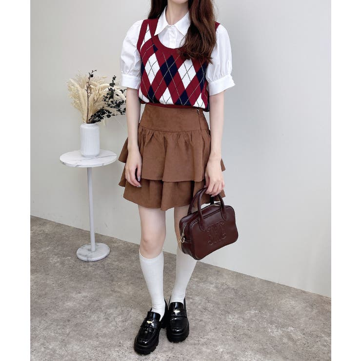 スエードフリルスカパン[品番：INGW0011004]｜INGNI （イング）の