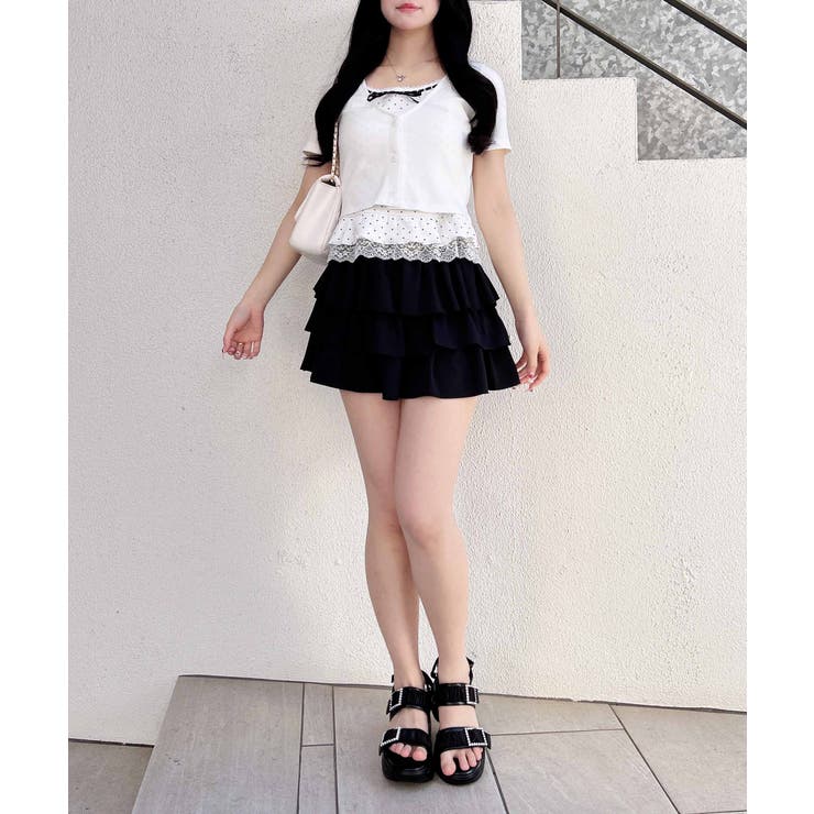 キャミドットカーデレイヤードトップス | INGNI  | 詳細画像7 