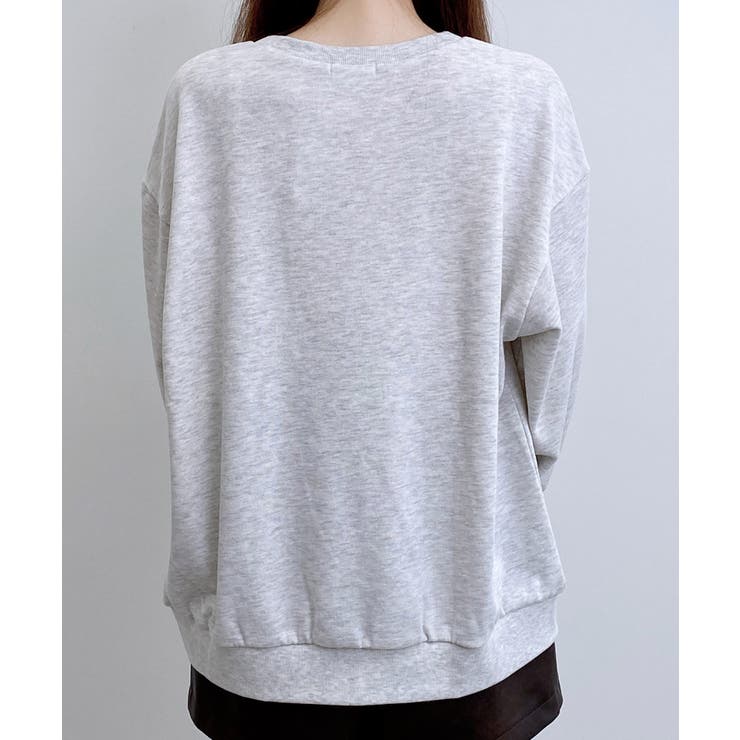 アソート柄貼付裏毛チュニック | INGNI  | 詳細画像4 