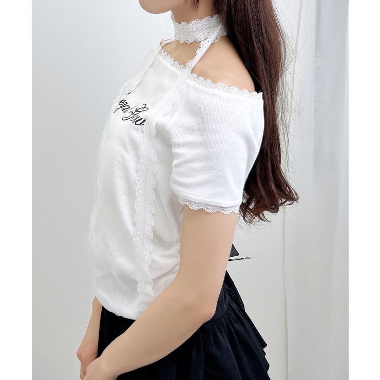 レースチョーカー付リブトップス | INGNI  | 詳細画像19 