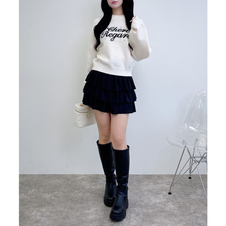 7Gパールビジュ×ロゴニット | INGNI  | 詳細画像5 