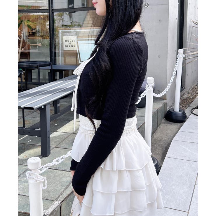 レースレイヤードカーデTOPs | INGNI  | 詳細画像9 