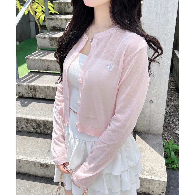 胸ロゴシアーニットカーディガン | INGNI  | 詳細画像26 