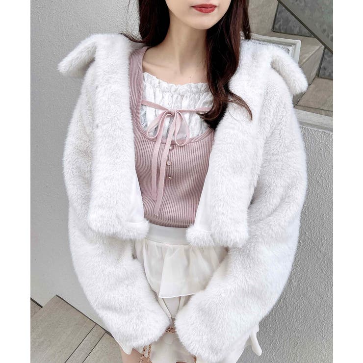 12Gフロントレースドッキングニット | INGNI  | 詳細画像25 