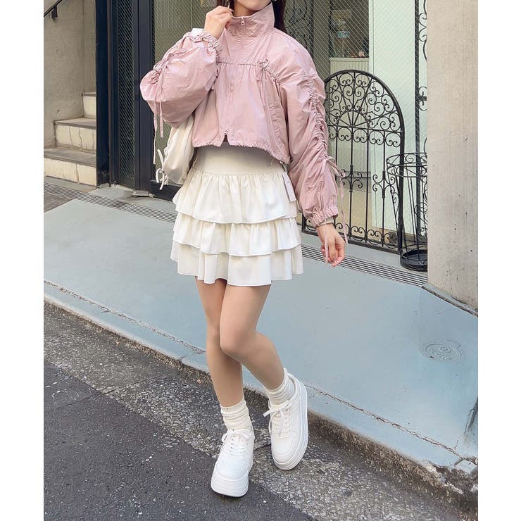 ドロストリボンナイロンブルゾン | INGNI  | 詳細画像15 