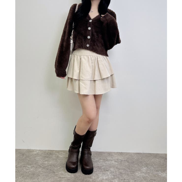 5Gレース付フェザーニットカーディガン | INGNI  | 詳細画像23 