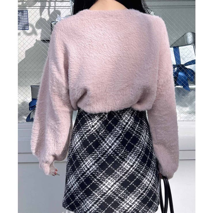 7Gショート丈フェザー3段ロゴニット | INGNI  | 詳細画像19 