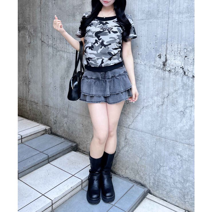 メイサイレイヤードラインストーンロゴTOPs | INGNI  | 詳細画像6 