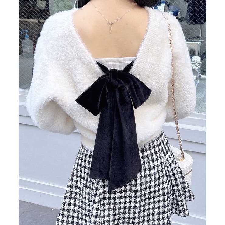 7G Backリボンフェザーニット | INGNI  | 詳細画像3 