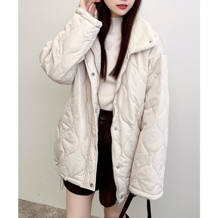 衿ボアキルティングブルゾン[品番：INGW0011084]｜INGNI （イング）の