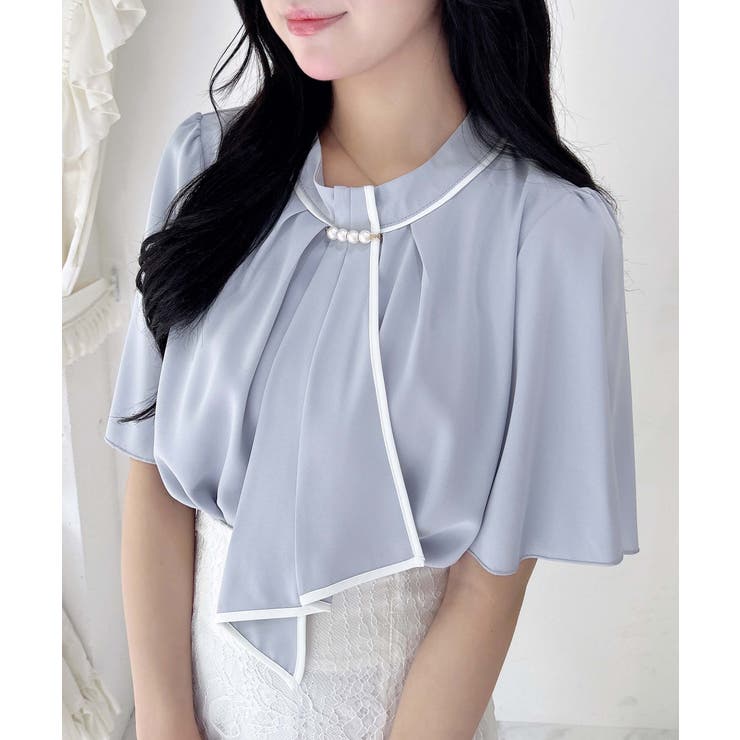 パールピン付トロミフレアスリーブブラウス | INGNI  | 詳細画像24 