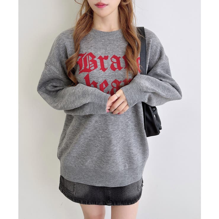 12G JQ2段ビッグロゴニット | INGNI  | 詳細画像6 