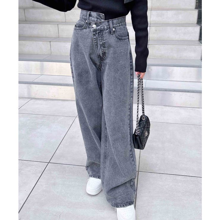 ウエストデザインワイドデニムパンツ | INGNI  | 詳細画像9 