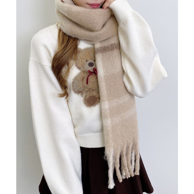 チェックボリュームストール | INGNI  | 詳細画像6 