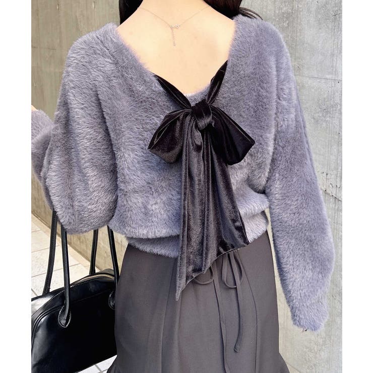 7G Backリボンフェザーニット | INGNI  | 詳細画像10 