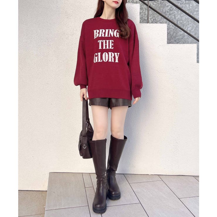 12G3段BIGロゴニット | INGNI  | 詳細画像34 